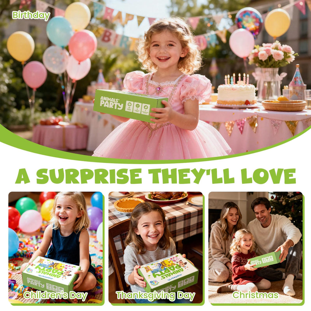 JUPITEARTH gift-ready animal clay kit ideal for birthdays and holidays