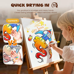 JUPITEARTH quick-dry formula reducing wait time between layers