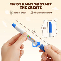 JUPITEARTH quick-dry formula reduces smudges during art time