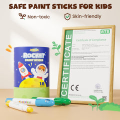 JUPITEARTH washable and non-toxic sticks for safe kid art