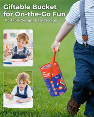 JUPITEARTH convenient carry handle makes on-the-go drawing a breeze.