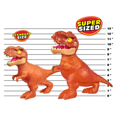 Jurassic World Heroes of Goo Jit Zu Supagoo T Rex stretches up to three times its size