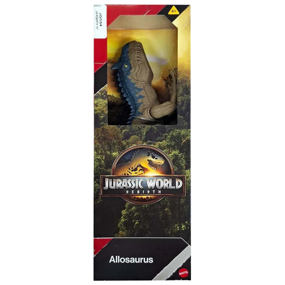 Jurassic World Rebirth Allosaurus roaring pose boosts imaginative adventures