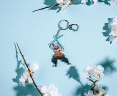 JUST FUNKY Demon Slayer Inosuke keychain for bags and keys
