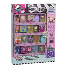 Just Play Disney Munchlings Mini Munch Snack Surprise packaging box invites magical unboxing fun for imaginative play.