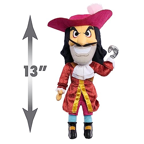 Just Play Captain Hook plush hook detail with embroidered silver hook