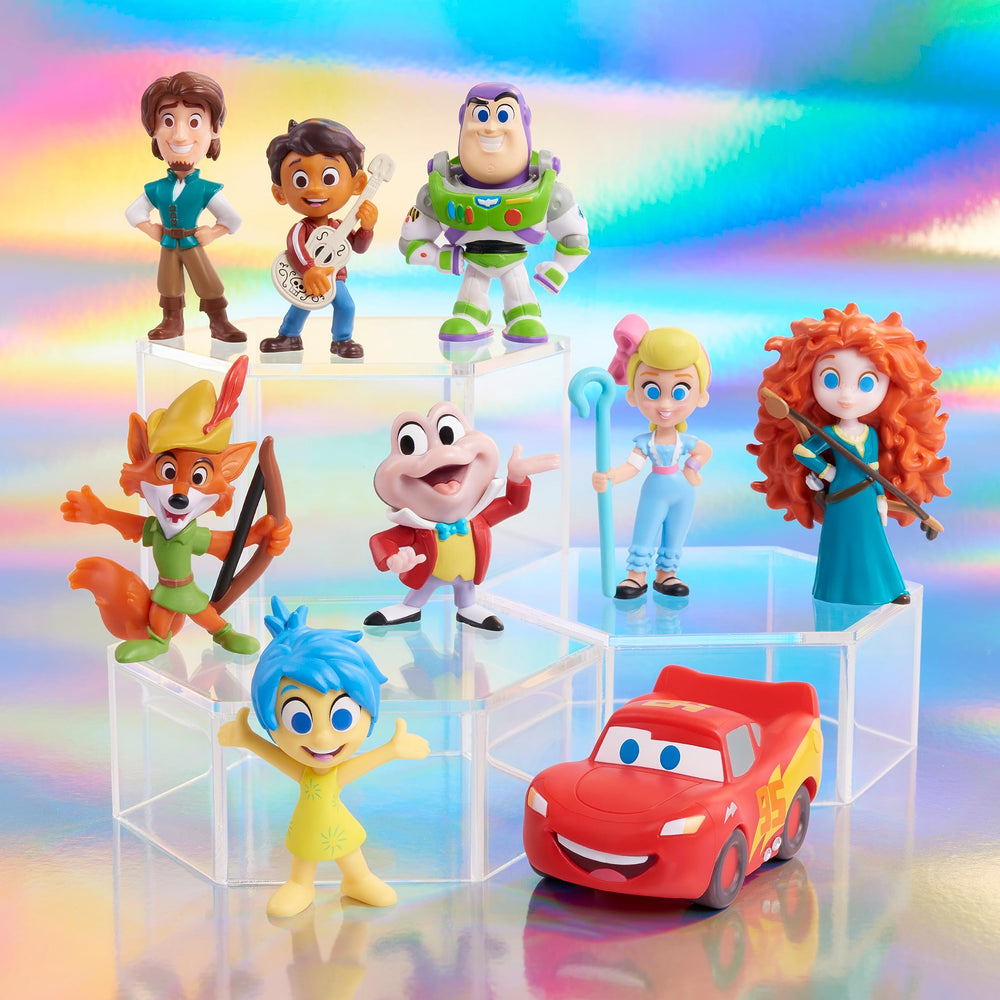 Just Play Disney100 Lightning McQueen figure, ideal for race-themed play.