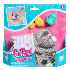Just Play FurReal Newborns Kitty cuddling on a lap for comforting pretend care