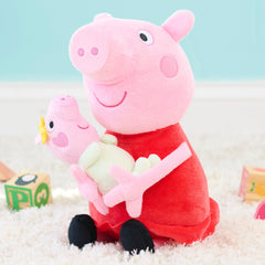 Just Play Peppa Pig Big Sis Plush packaged-ready gift option for fans