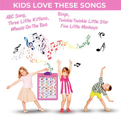 Just Smarty music poster invites kids to sing along to favorite tunes.