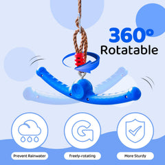Just.smile Ninja Swing-Twister outdoor playset ready for indoor and outdoor fun.