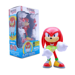 Just Toys LLC Knuckles 4-inch figure; bold red silhouette for display and play.