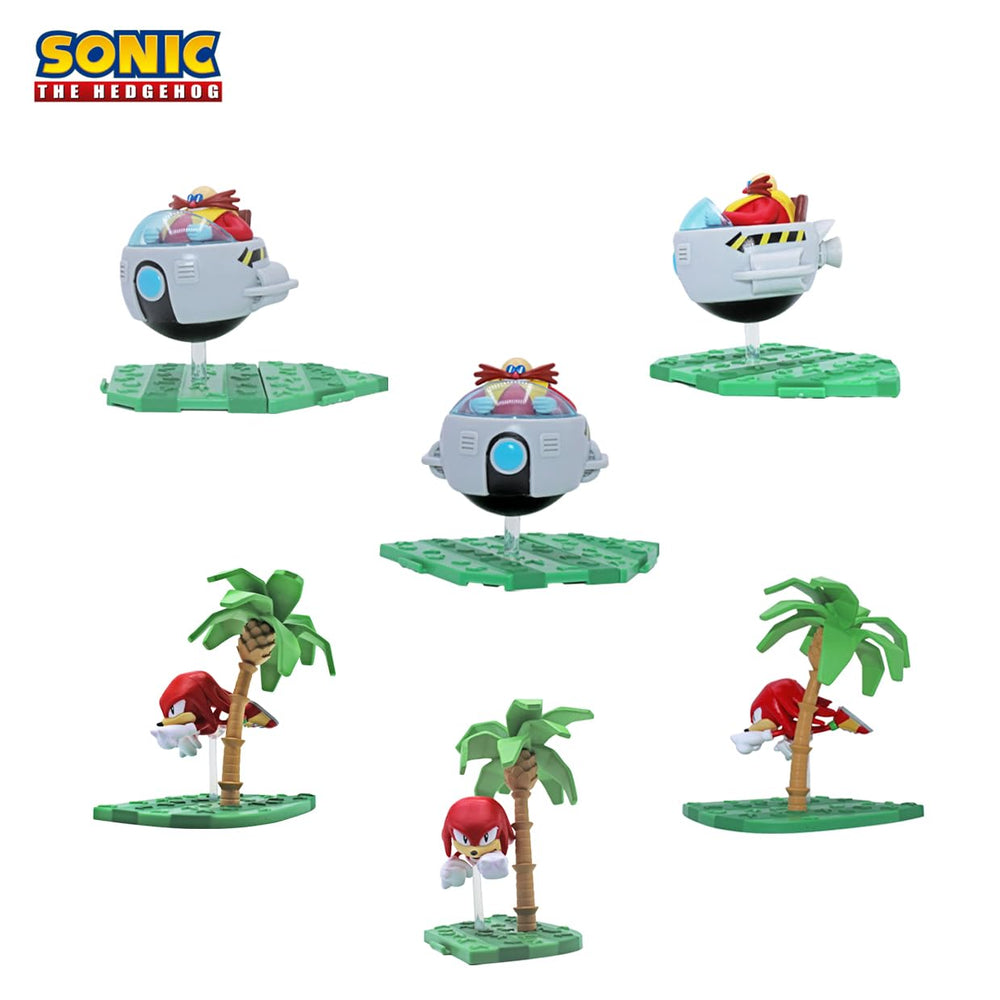 Just Toys LLC Sonic Craftables Series 4 knuckles figure with bold color for display