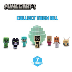 Just Toys Minecraft Mine Kit: mini-figure surprise fuels unboxing excitement.