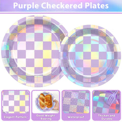 Justforjoyful holographic 6.5-inch napkins add soft texture and shine to events