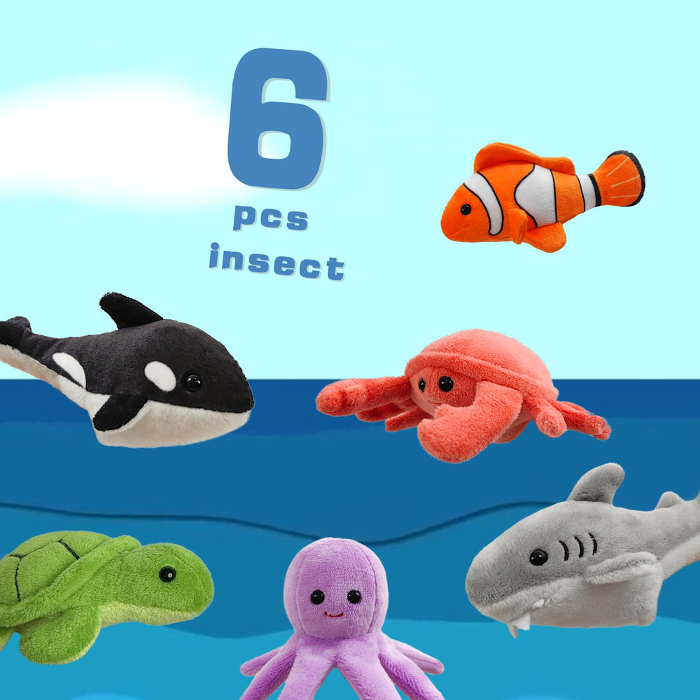 JUSTQUNSEEN sea crab finger puppet supports interactive storytelling
