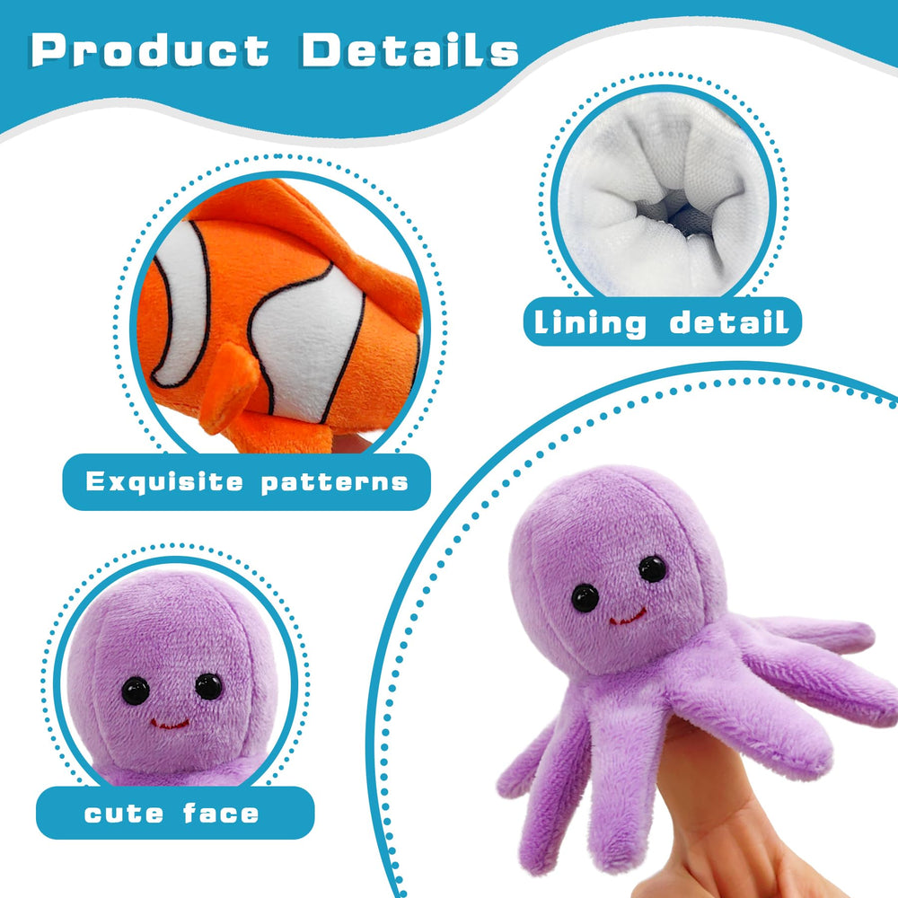 JUSTQUNSEEN sea whale finger puppet ideal for classroom activities
