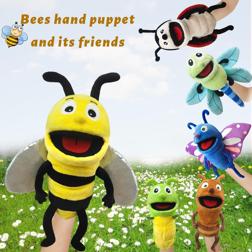 JUSTQUNSEEN ant puppet 13in ideal for travel and classroom use.