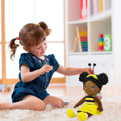 JUSTQUNSEEN black baby doll integrated clothes with durable stitching