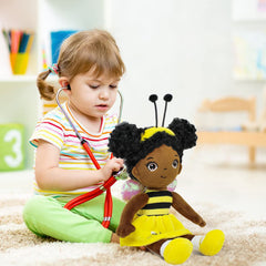 JUSTQUNSEEN black baby doll winged fairy design sparks storytelling