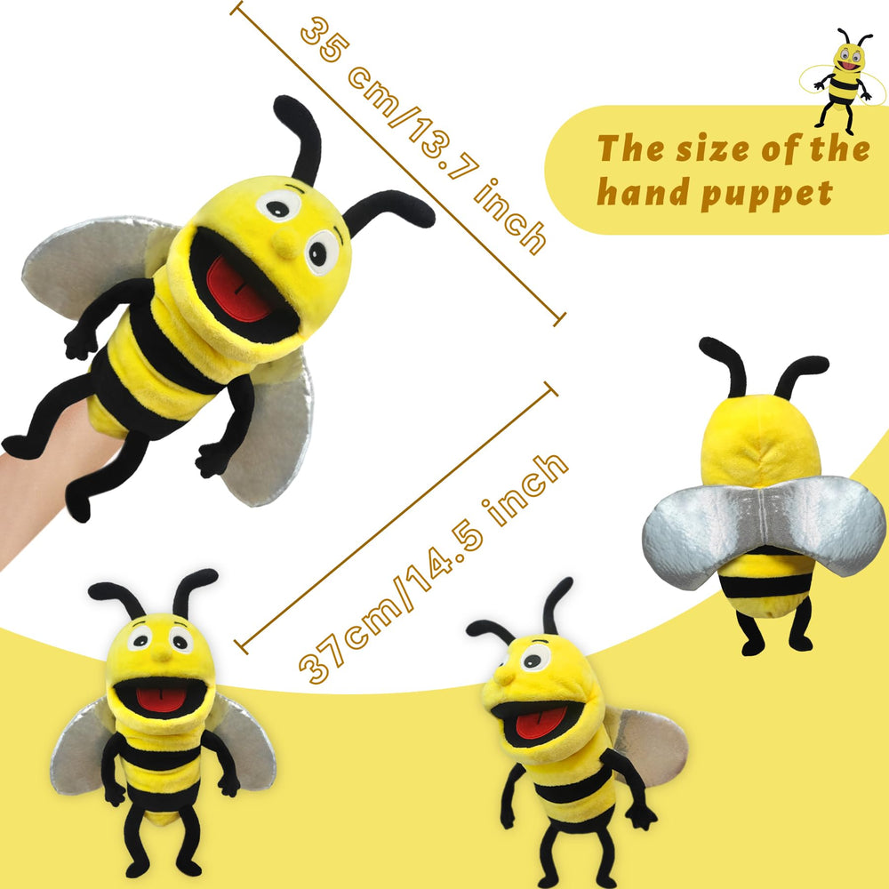 JUSTQUNSEEN butterfly puppet 13in promotes creativity during pretend play.