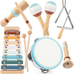 JustWood xylophone toy for toddlers promotes rhythm and fine motor skills