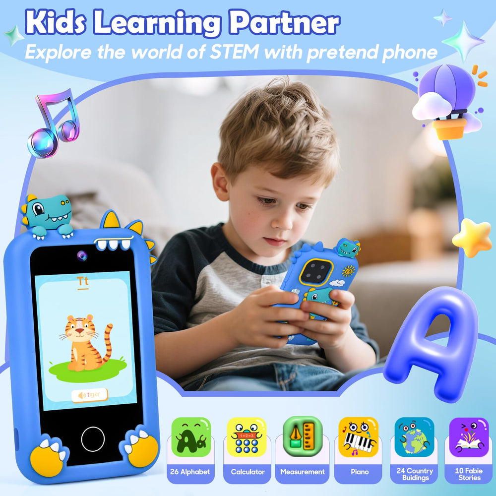 Jusvenmt dinosaur phone doubles as a music player and ebook reader.