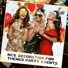 Jutom New Year party contents: 12 sunglasses and 12 headbands.