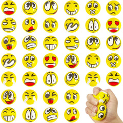 Juuxncgv 40pcs face stress balls package for desks and classrooms.