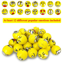Juuxncgv smiley-face stress ball in soft foam for relaxing squeezes.