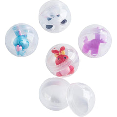 Compact Juvale capsules design fits small toy or candy inside.