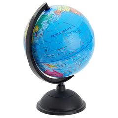 Juvale rotating world globe for kids, smooth motion supports interactive study.