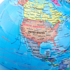 Juvale world globe educational display that blends style with learning.