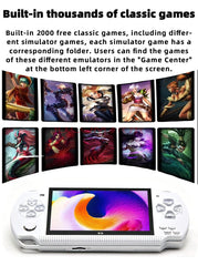 JXD handheld console TV-out lets you mirror gameplay on a larger screen.