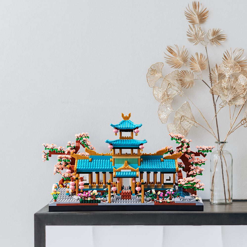 JXRLMB Chinese classic garden bonsai details for mindful building