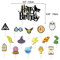 JYCMMFC wizard small cake toppers add whimsy to cupcakes and treats.