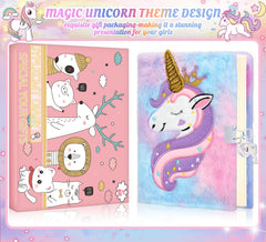JYPLKCMT fluffy diary shows four pattern options for personalization