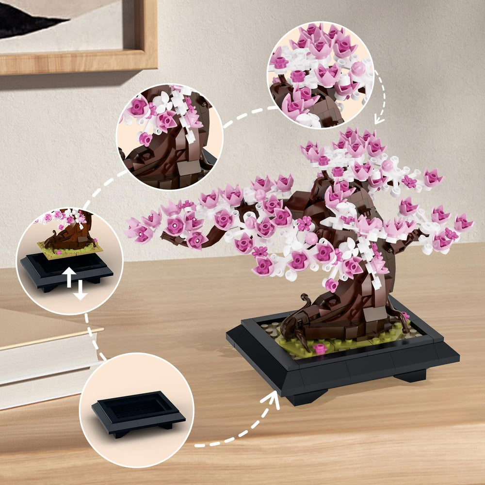 JYPRYMO bonsai bricks autumn palette adds warm mood to space.