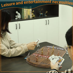 Jyquorp Rustic Brown finish evokes warm, collectible gift appeal.