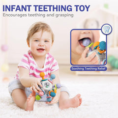 Jyusmile colorful stacking rings support fine motor skills and color learning.