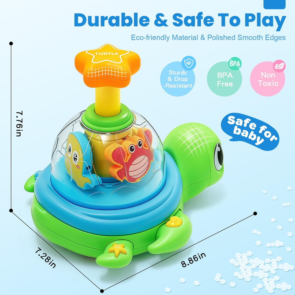 Jyusmile turtle ideal gift for baby showers and birthdays