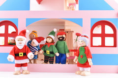 Jzszera baby figure two complements the family dollhouse ensemble.