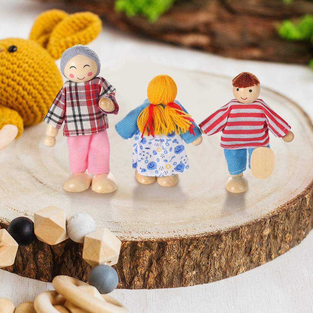 Jzszera dollhouse-people set for decorative and storytelling scenes.