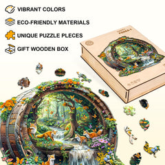 KAAYEE 3D vision puzzle fox highlights lifelike depth and rewarding problem-solving.