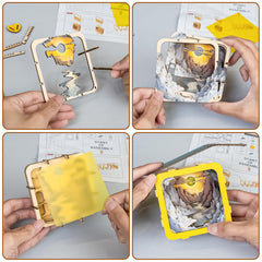 KAAYEE nightlight with dimmable brightness for bedtime or work tasks.