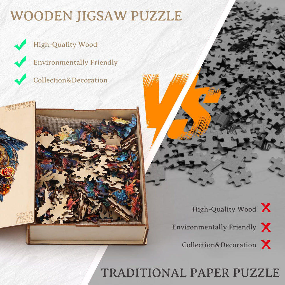 KAAYEE Precision-cut parts: durable wood for repeated assembly.