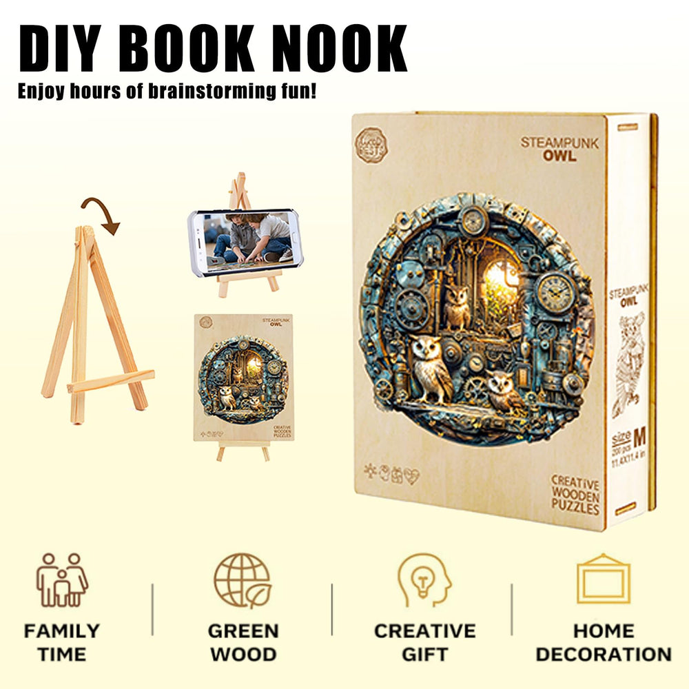 KaayeeWood 300-piece layout laid out for adults and kids to explore together