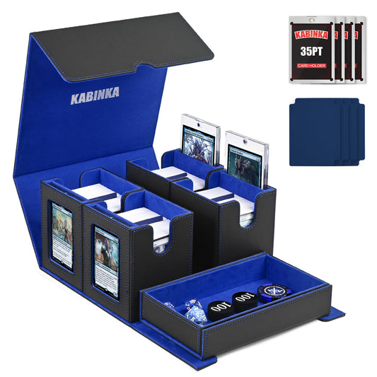 Kabinka commander-display box showing four windows to showcase cards