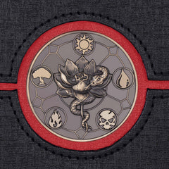 Close-up of Kabinka emblem highlighting premium metallic detail