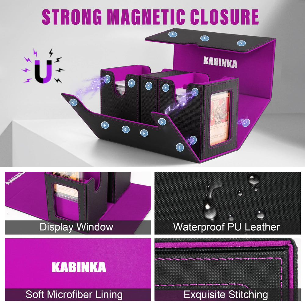 Kabinka deck box waterproof PU leather exterior resists wear on the go.